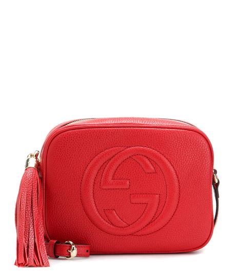 gucci disco soho red|gucci soho disco bag price.